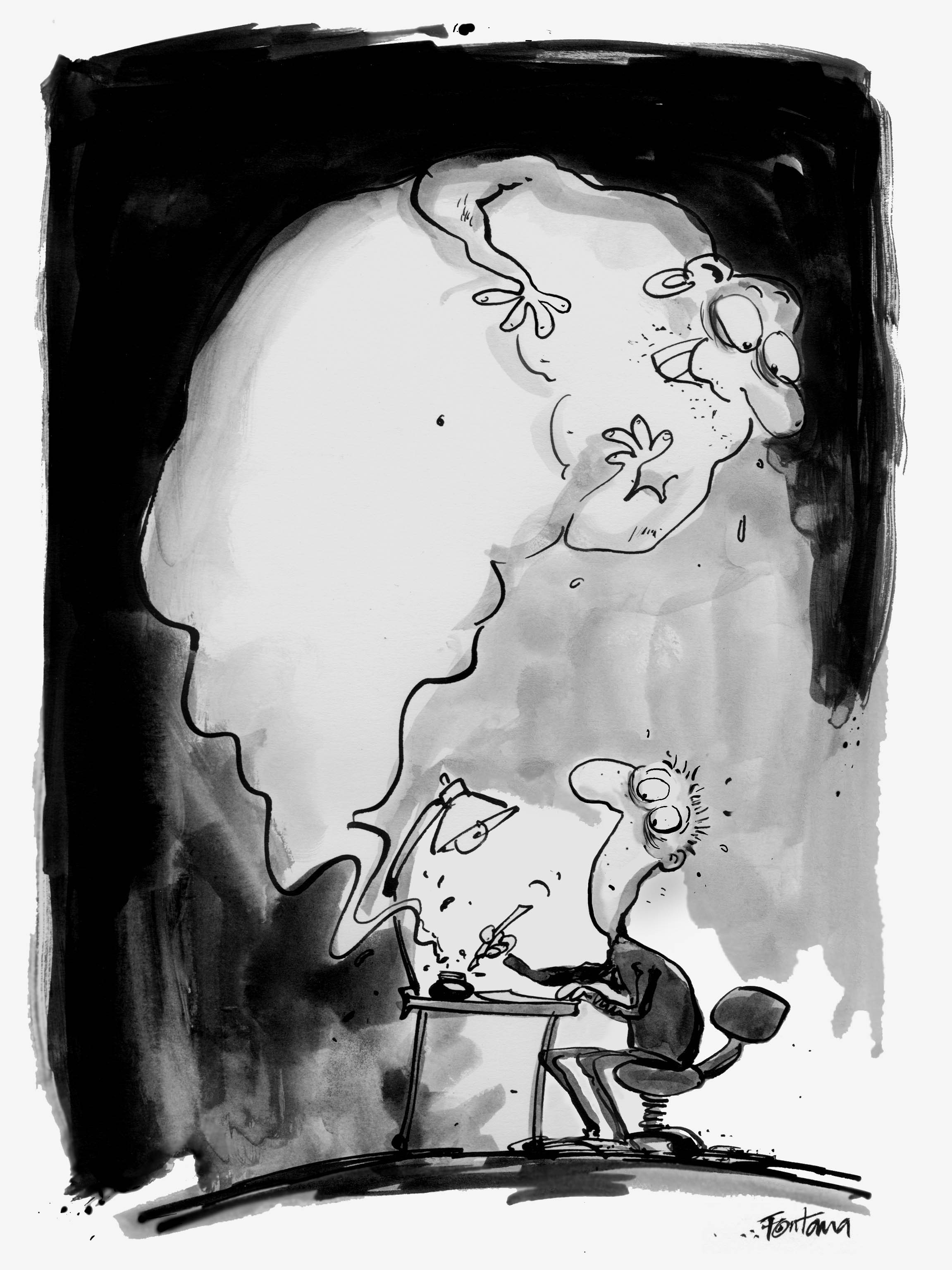 Reto Fontana Cartoon Der Geits